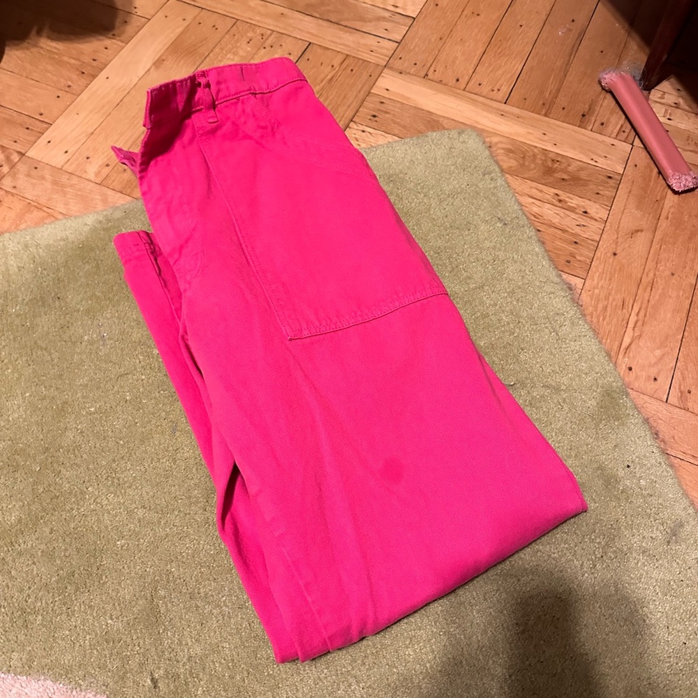 Big Bud Press work pants in bright pink